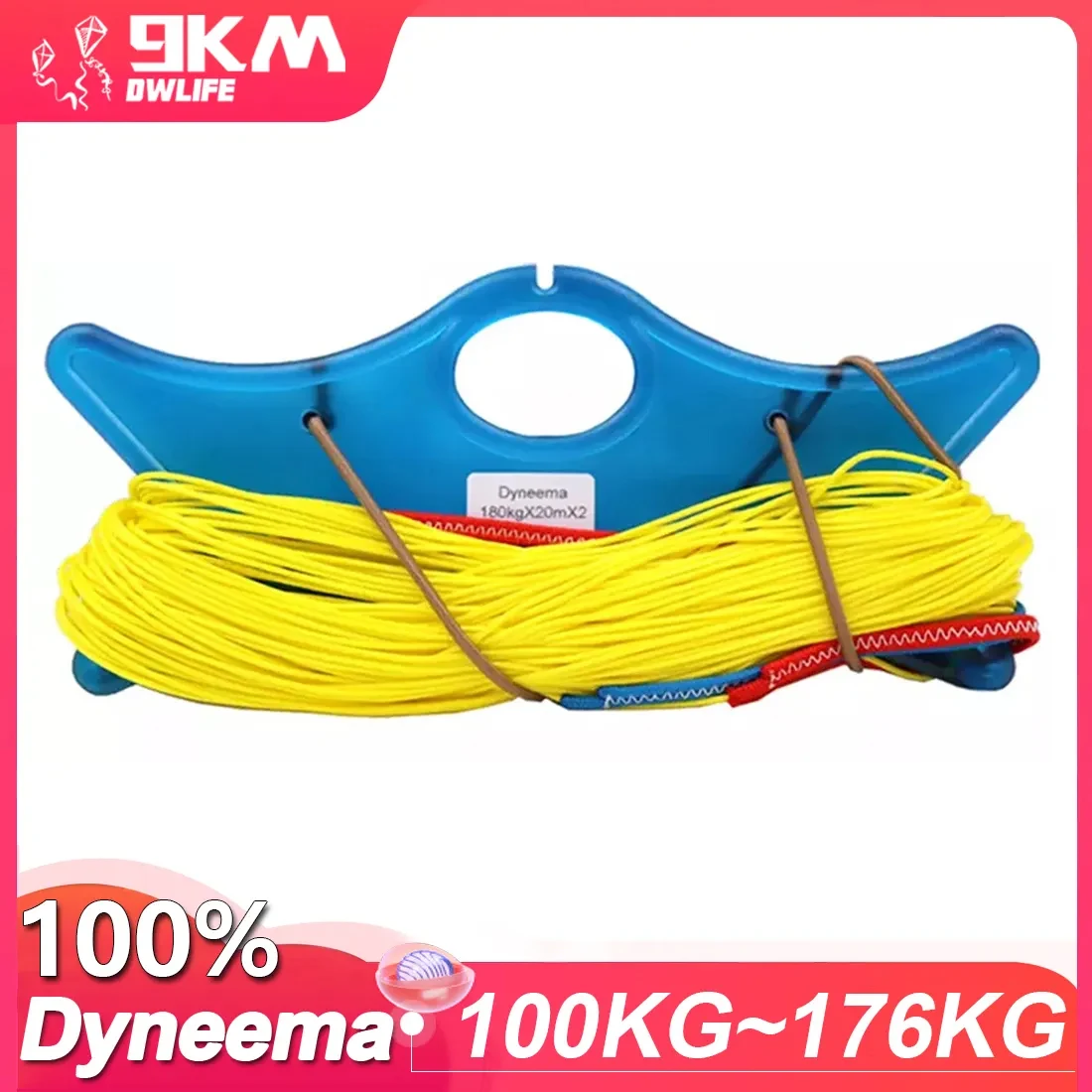 9 km UHMWPE-Kabel 220 lb ~ 390 lb Kite Flying Line für Power Kite, Stunt-Drachen, hochfeste Abrieb (Akzeptieren Sie den Großhandel) Image
