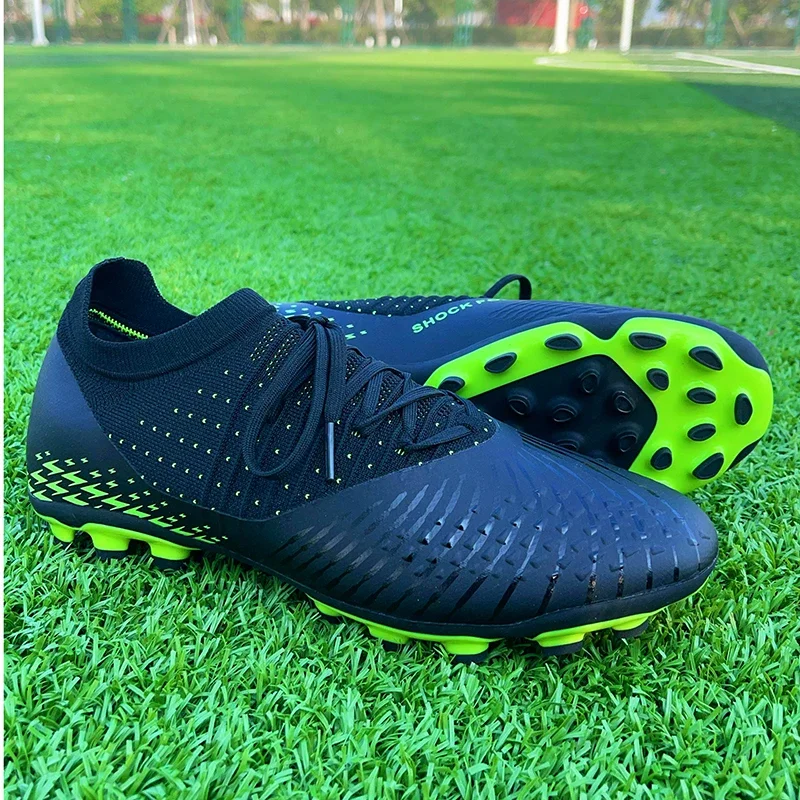 Männer Fußball Schuhe Outdoor Gras Stollen Turnschuhe Fußball Schuhe FG Unisex Original Spiel Sport Training Professionelle Bequeme Image