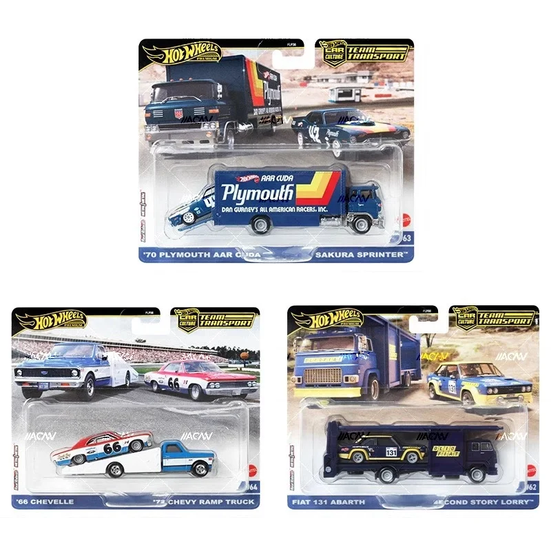 Hot Wheels Premium Car Culture Team Transport Series Gtr Ford Sammlerstück Automodell Kinderspielzeug Raumdekoration Geburtstagsgeschenk Image