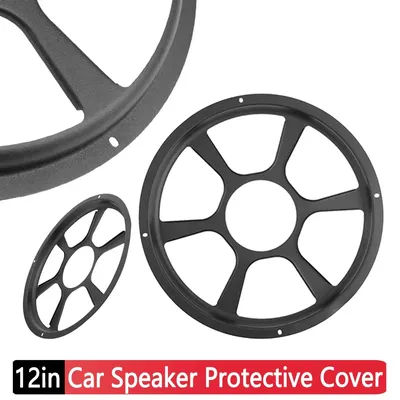 12 Zoll Universal-Auto lautsprecher abdeckung Eisen boden gitter Auto-Audio-Lautsprecher Schutzhülle Lautsprechers chutz dekorativ Image