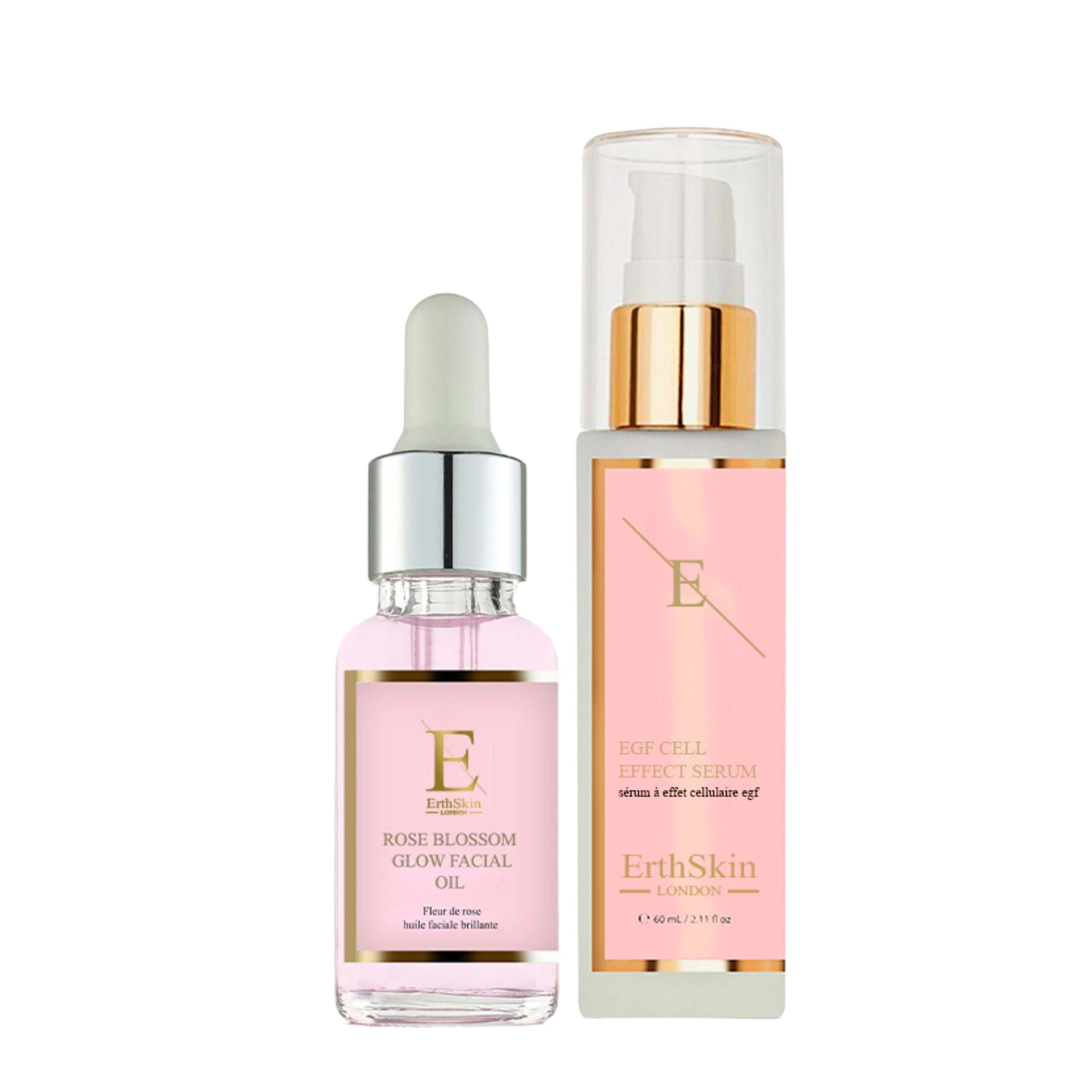 EGF CELL EFFECT SERUM 60ML + Rose Blossom Glow Gesichtsöl 30ml Image