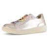 Slip-On Sneaker GABOR, Damen, Gr. 39, gold (goldfarben), Nappaleder, metallic, casual, Schuhe, Freizeitschuh, Halbschuh, Slipper mit bunten Gummizügen