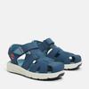 Sandale TIMBERLAND "MOTION DUNE FISHERMAN SANDAL", Gr. 27, blau (dunkelblau), Synthetik, sportlich, Schuhe