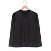 Lagerfeld Herren Langarmshirt, Gr. 48, schwarz, kein Etikett