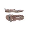 Tamaris Damen Sandale, Gr. 39, gold, Kunstleder