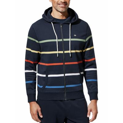 Walbusch Herren Relax Freizeit-Jacke Blau gestreift Image
