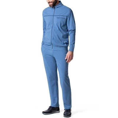 Walbusch Herren Jogginganzug Sommerleicht Blau gestreift Image