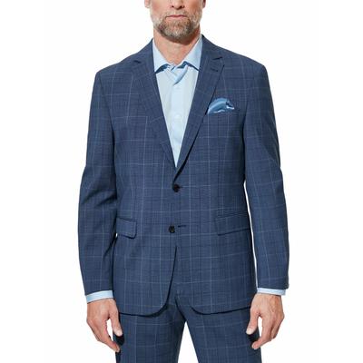 Walbusch Herren B-DYnamic-Anzug-Sakko Blau kariert Image