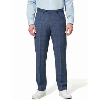 Walbusch Herren B-DYnamic-Anzug-Hose Blau kariert Image