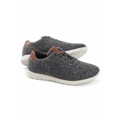 Walbusch Herren Merino Schnürschuh Grau noch offen: Muster