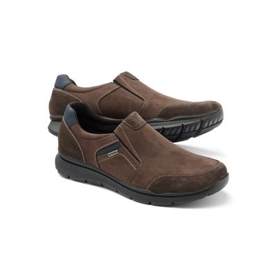 Walbusch Herren Aquastop Slip-On-Schuhe Braun Image