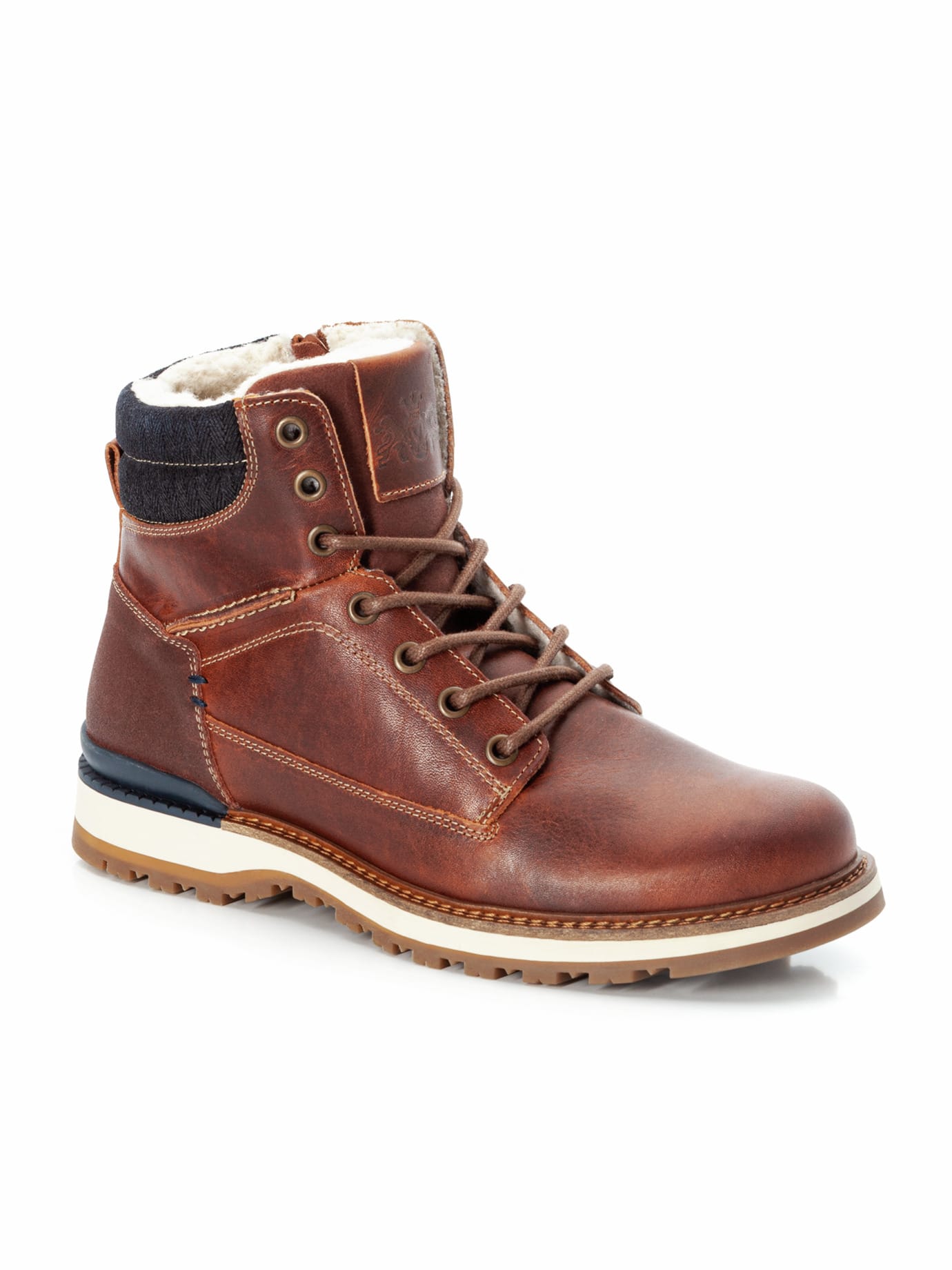 Walbusch Herren Thermo Stiefel Braun