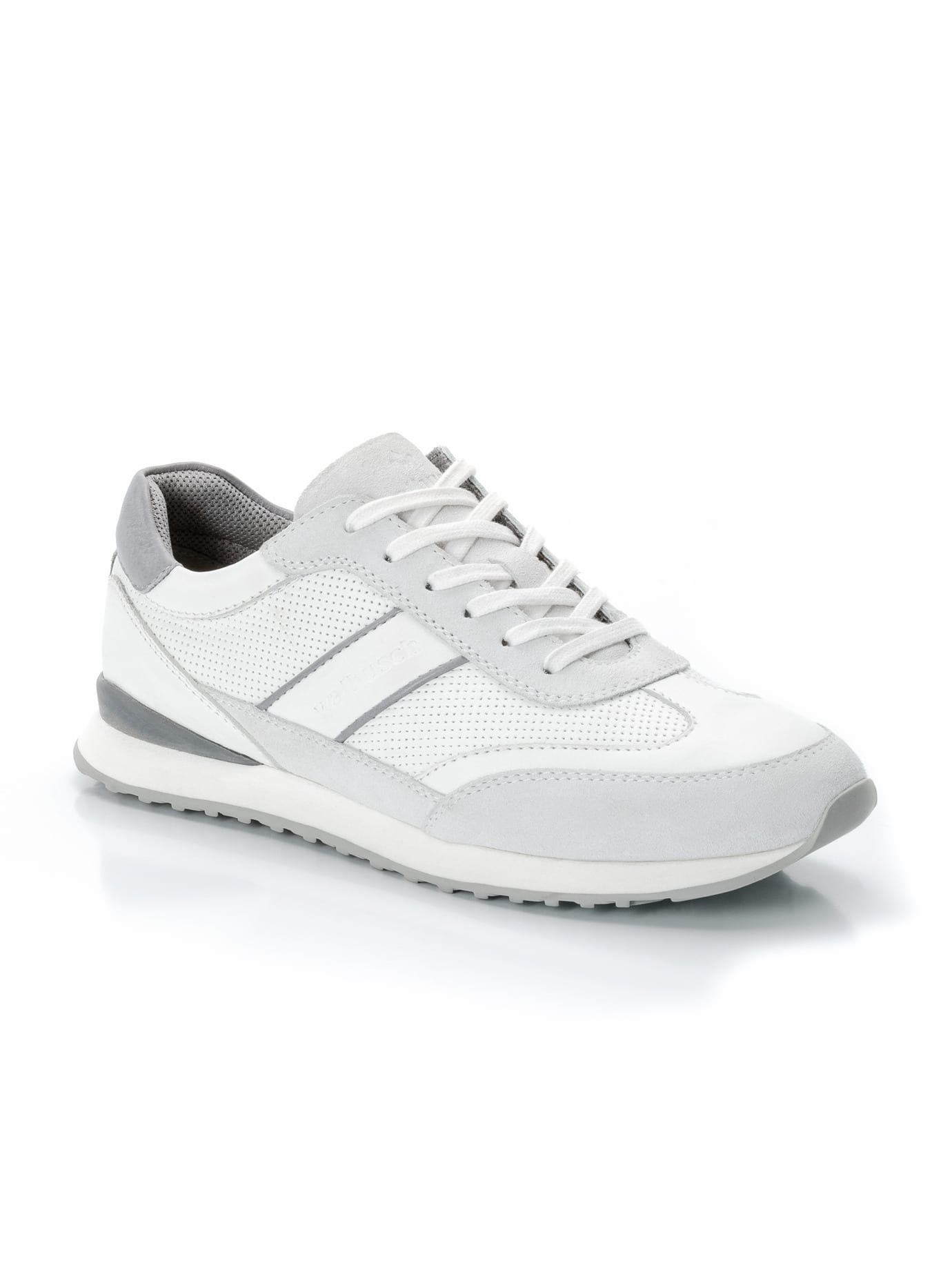 Walbusch Herren Komfort Perfo Sneaker Weiß