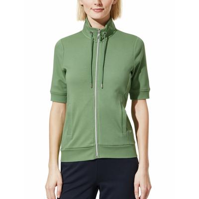 Walbusch Damen Baumwollstretch Jacke Halbarm Gruen Image