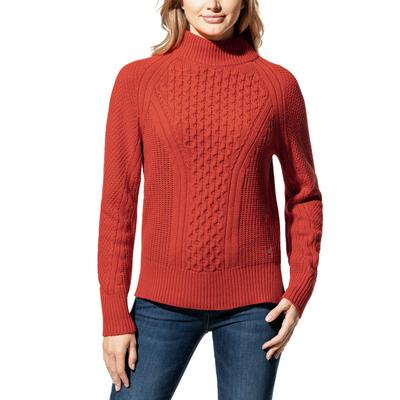 Walbusch Damen Wabenstruktur-Pullover Orange Image