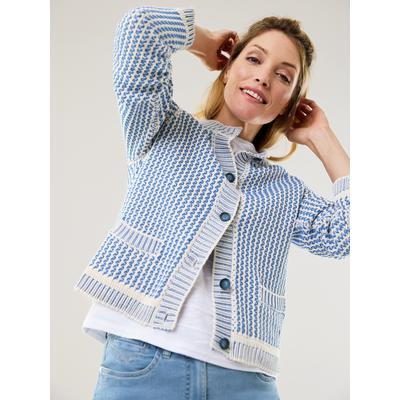 Walbusch Damen Strickjacke Chic & Go Beige gemustert Image