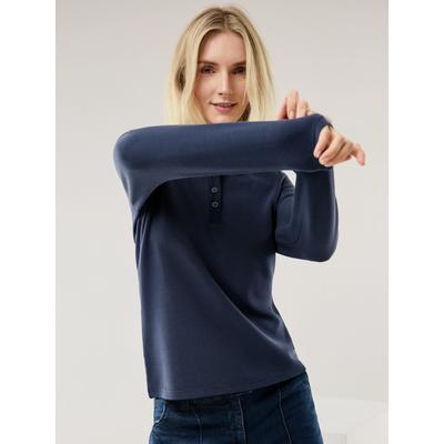 Walbusch Damen Ottoman Polo-Hemd Blau Image