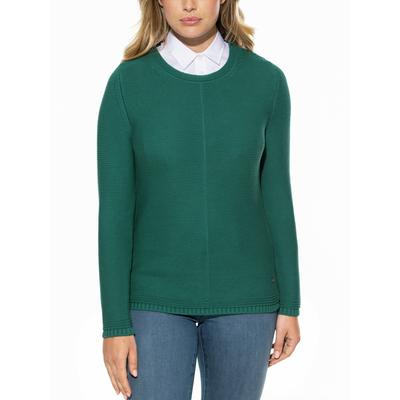 Walbusch Damen Baumwoll-Pullover Everyday Gruen Image