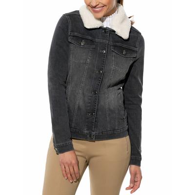 Walbusch Damen Jeans-Jacke Teddykragen Blau Image