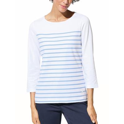 Walbusch Damen Ringelshirt-Softcotton Weiss gestreift Image