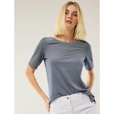 Walbusch Damen Bügelfrei Shirts Blau Image