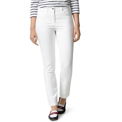 Walbusch Damen Bügelfrei Baumwollhose Feminine F Weiss Image