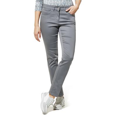 Walbusch Damen Bügelfrei Baumwoll-Hose Grau Image