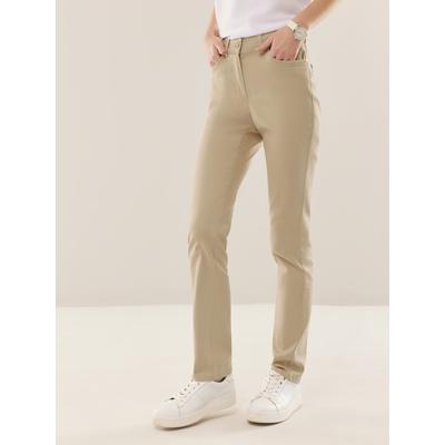 Walbusch Damen Bügelfrei Cotton-Hose Beige Image