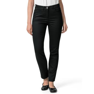 Walbusch Damen Bügelfrei Baumwollhose Feminine F Schwarz Image