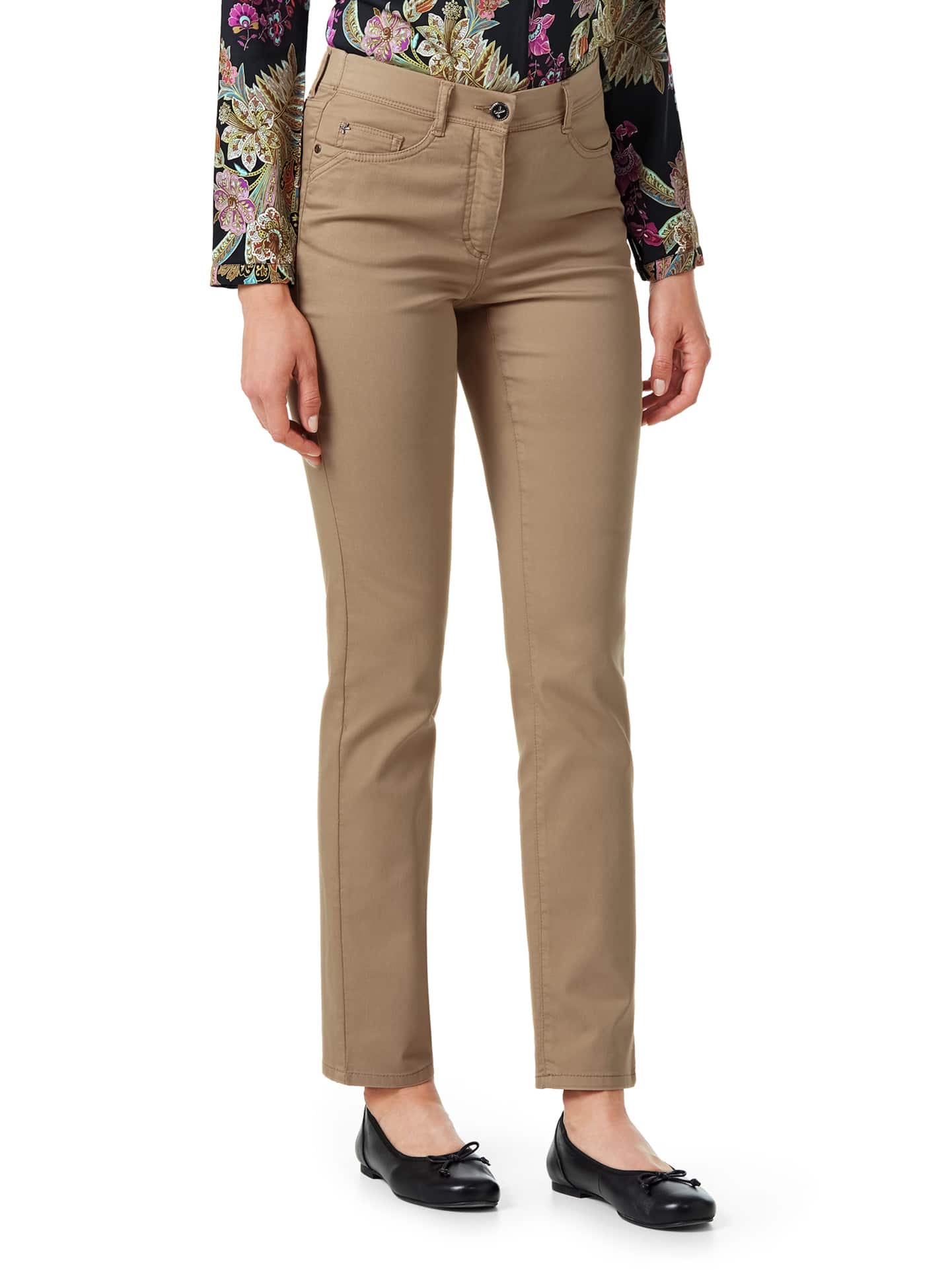 Walbusch Damen Yoga-Jeans Ultrastretch Braun