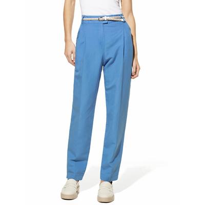 Walbusch Damen Leinenmix Chino-Hose Blau Image