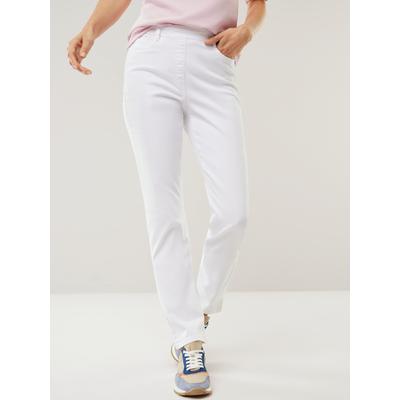 Walbusch Damen Five Pocket Schlupfhose Weiss Image
