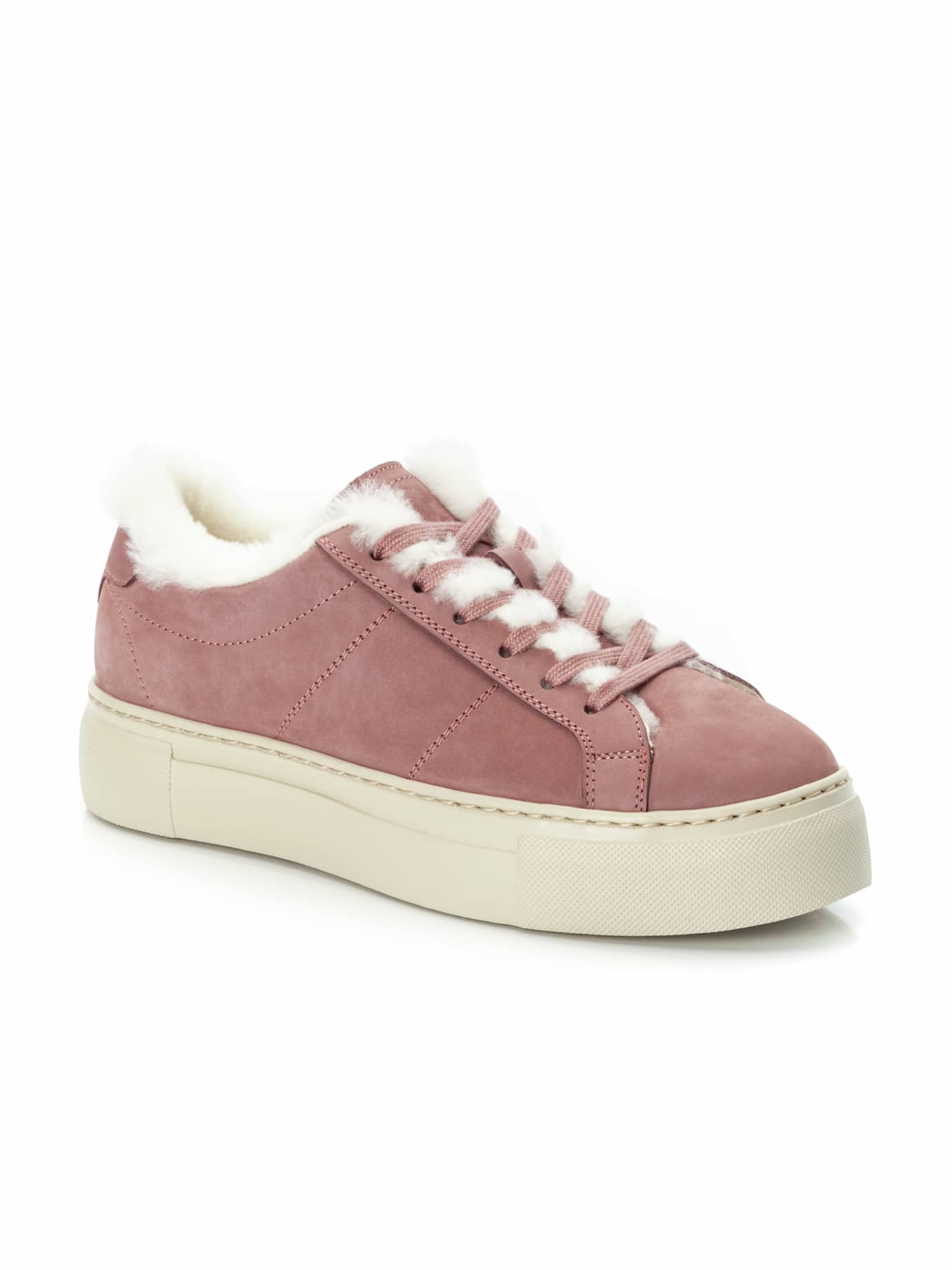 Walbusch Damen Lammfell City-Sneaker Lila noch offen: Muster