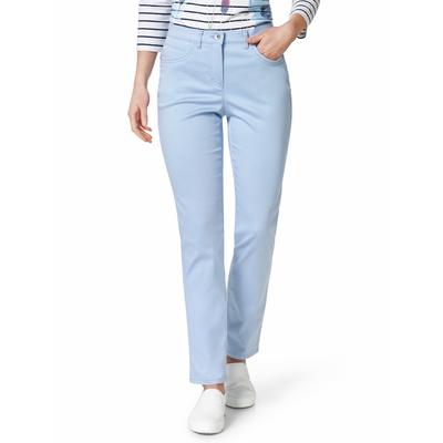 Walbusch Damen Bügelfrei Baumwollhose Feminine F Hellblau Image
