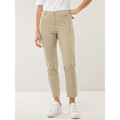 Walbusch Damen 7/8-Cityhose Baumwollmix Beige Image