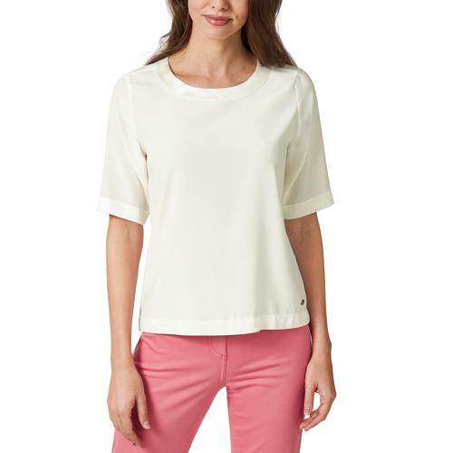 Walbusch Damen Seiden-Shirtbluse Edel-Basic Weiß