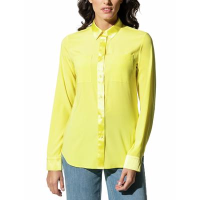 Walbusch Damen Seiden-Hemdbluse Edel-Basic Gelb Image