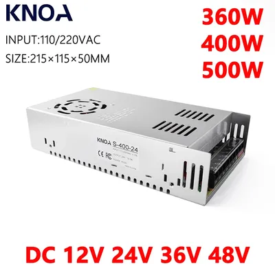 DC 12V 24V 36V 48V Switching Power Supply 360W 400W 500W 10A 15A 20A 30A 40A Ac To Dc LED