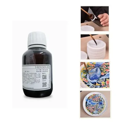 Ceramic Gold Water Glaze Tracing Gold Edge Pure Gold Glaze DIY Ceramic Crafts Pottery Ware Firing Painting Auxiliary Materials