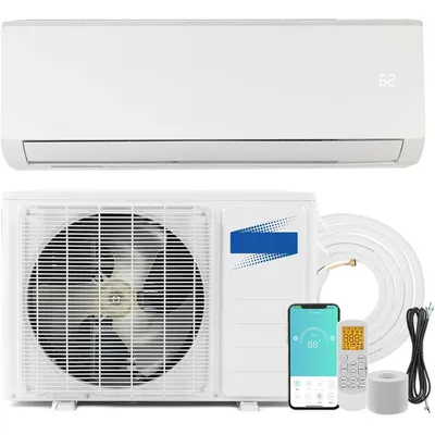 home.18000 BTU 230V 19 SEER Efficient Ductless Mini Split Inverter Plus System with Heat Pump and