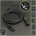 Cavo per Focal Utopia - Lunghezza personalizzata - Terminali personalizzati 4 pin XLR bilanciato/2,5 mm/4,4 mm/3,5 mm/6,3 mm/RCA/3 pin XLR e altro