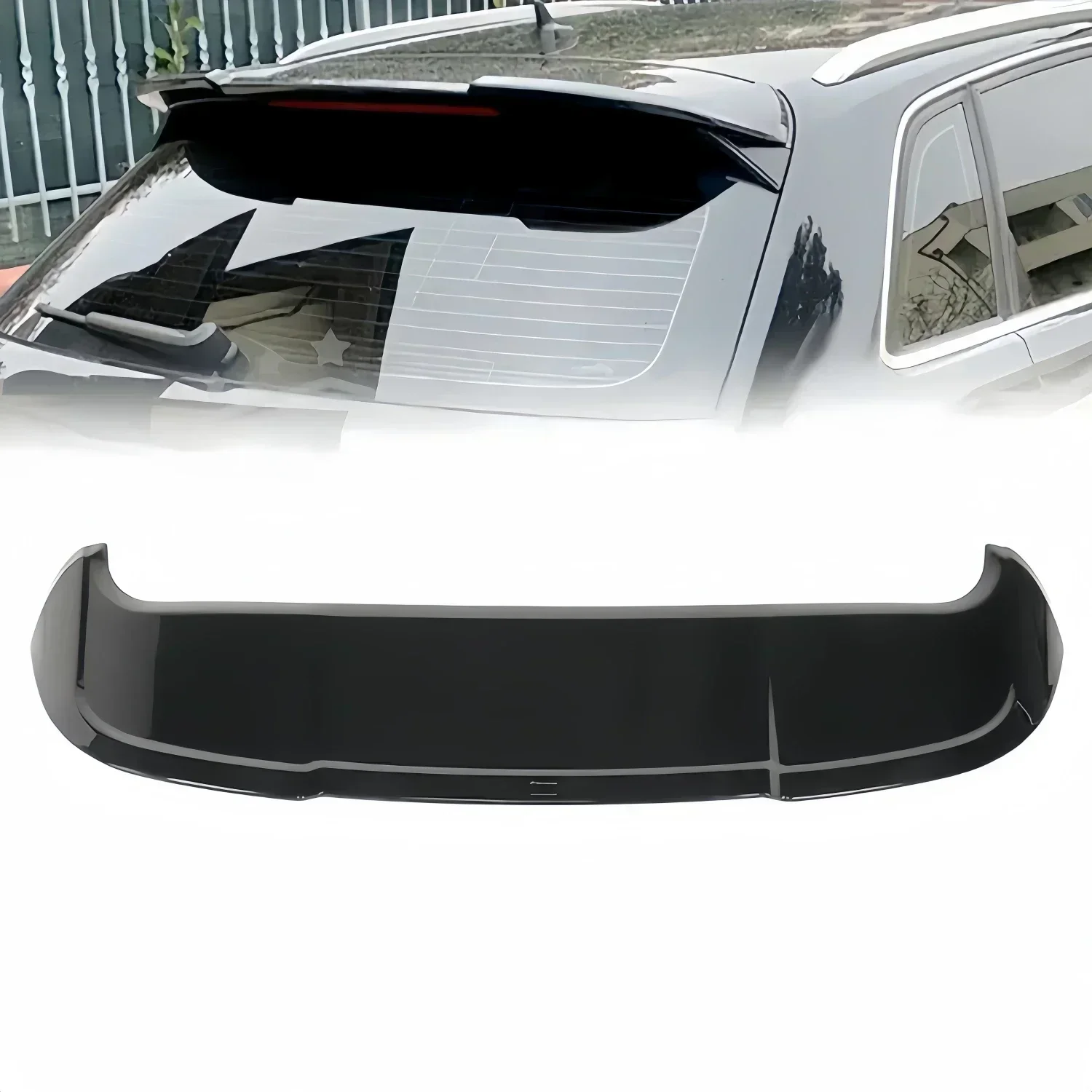 ABS Gloss Nero RS3 Stile Auto Posteriore Tetto Spoiler Ali Per Audi A3 8V Sportback 5 Porte 2014-2020 Tuning Spoiler Posteriore Body Kit