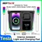 Per Tesla Model 3 Model Y Accessori Console centrale 2 in 1 Luci colorate Ricarica wireless Telefono