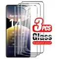 3 pezzi di vetro protettivo per Xiaomi Redmi Note 14 13 Pro 5G protezione schermo per Redmi Note 14 13 Pro Plus 5G vetro
