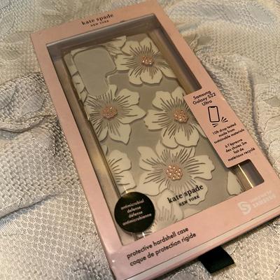 Kate Spade Accessories | Kate Spade (Samsung Galaxy S22 Ultra) Brand New Floral Hardshell Case | Color: Pink/Silver | Size: Os