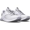 Trainingsschuh UNDER ARMOUR "UA W Charged Aurora 2", Gr. 38,5, weiß, weiß, metallic warm silber, Textil, Synthetik, sportlich, Schuhe