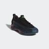 Basketballschuh ADIDAS PERFORMANCE "ANTHONY EDWARDS 1 LOW KIDS", Gr. 37, arctic night, core schwarz, screaming grün, Textil, Synthetik, sportlich, Schuhe