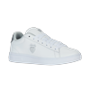 Sneaker K-SWISS "COURT SHIELD II", Gr. 41, weiß (weiß, silber, weiß), Leder, sportlich, Schuhe