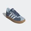 Sneaker ADIDAS SPORTSWEAR "VL COURT 3.0 KIDS", Gr. 32, preloved ink, cloud weiß, wonder blau, Leder, Synthetik, sportlich, Schuhe, inspiriert vom Design des adidas samba