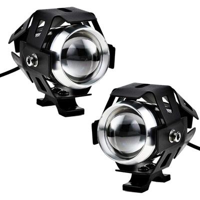 Ersandy - 2 Stück 125 w Motorrad-Scheinwerfer, extra LED-Nebelscheinwerfer, Motorrad-Scheinwerfer,